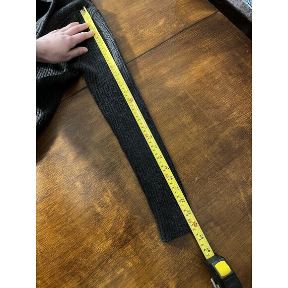 Athleta #352993 Sentinel Sweater Moto Wrap Gray Merino Wool Blend Jacket Small - Picture 13 of 13